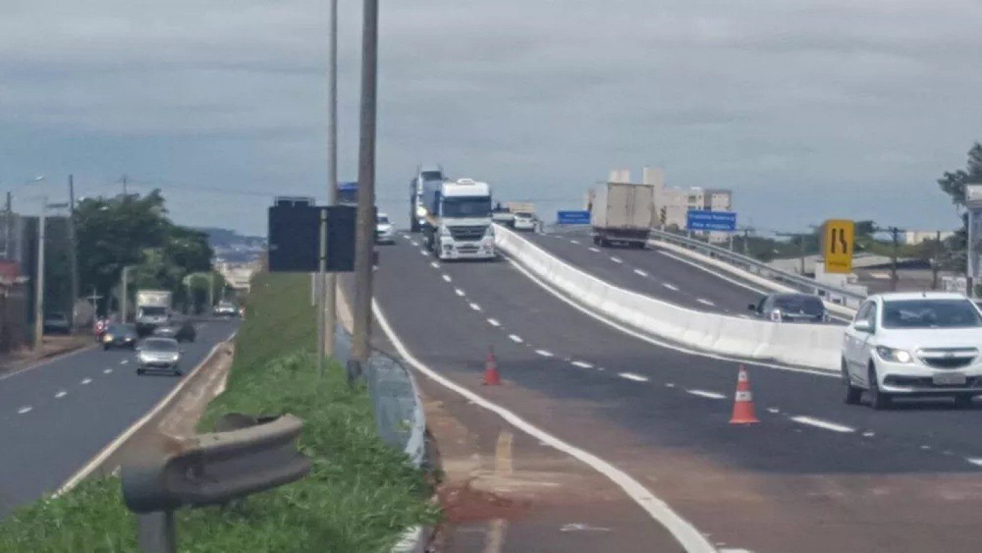 Trecho da BR 365 é liberada em Uberlândia