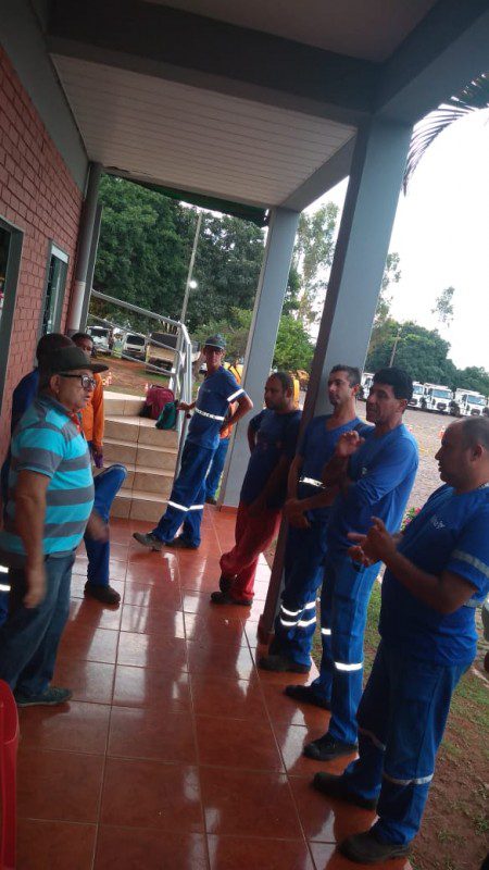 SINDTTRANS realiza assembleia com trabalhadores da Vina Transportes