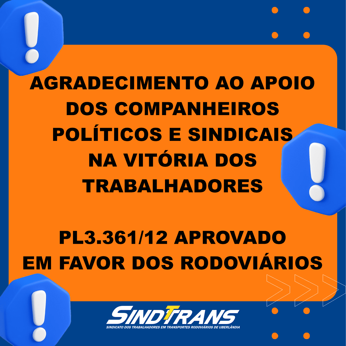 SINDTTRANS participa de articulações em Brasília em defesa do PL 3.361/2012 e da categoria rodoviária