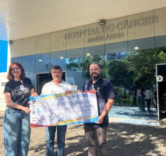 3ª Corrida Sindttrans – Sindicato realiza doação de R$ 28.500,00 ao Hospital do Câncer de Uberlândia