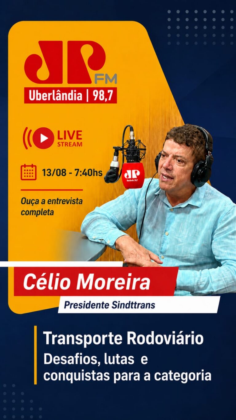 Célio Moreira, debate trânsito, rodovias e direitos dos motoristas em entrevista à Jovem Pan Uberlândia