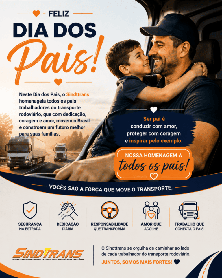 SINDTTRANS homenageia pais trabalhadores que ajudam a mover o transporte e o Brasil