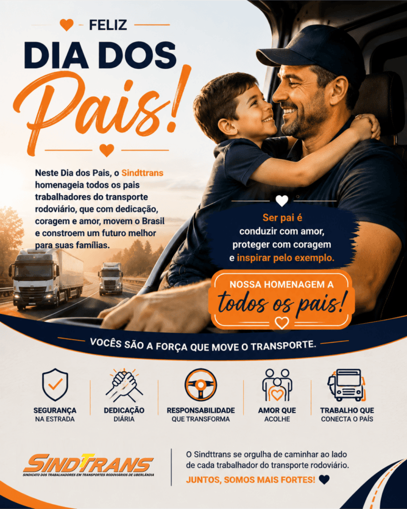 SINDTTRANS homenageia pais trabalhadores que ajudam a mover o transporte e o Brasil